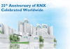 KNX Association celebra su 25º aniversario. El estándar europeo de automatización de edificios cumple años.