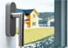 Una manilla de puerta y ventana con tecnología vía radio para conocer la posición de puertas y ventanas Una manilla de puerta y ventana con tecnología vía radio para conocer la posición de puertas y ventanas