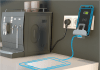 Sistema para cargar dispositivos móviles mediante inducción para eliminar los cables Móvil con un dispositivo de carga por inducción