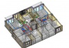 IP21 Ingeniería realiza los proyectos de instalaciones en BIM para una edificación con 52 viviendas, locales y garajes en Zarautz en colaboración con el estudio de arquitectura BIEME