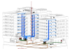 IP21 Ingeniería modela en BIM las instalaciones de 80 viviendas residenciales en La Isla de Zorrozaurre BILBAO en colaboración con el estudio Cooperactiva