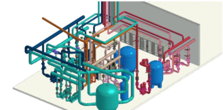 IP21 INGENIERÍA REALIZA EL MODELADO EN REVIT DE LA SALA DE CALDERAS DE LA SEDE DE GESTAMP EN NOAIN PARA GIROA